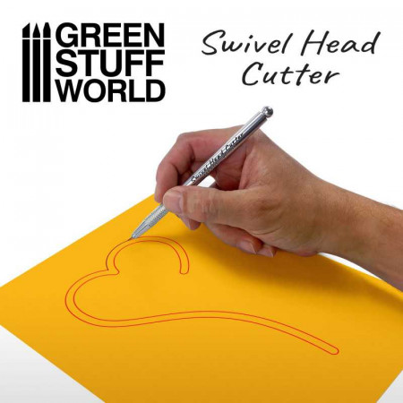GSW: Kovový HOBBY Nôž s otočnou hlavou (Metal Swivelhead HOBBY KNIFE)